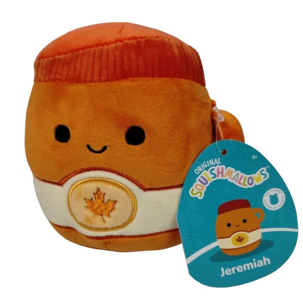 Original Squishmallows 5 inch Jeremiah Maple Syrup Plush Toy